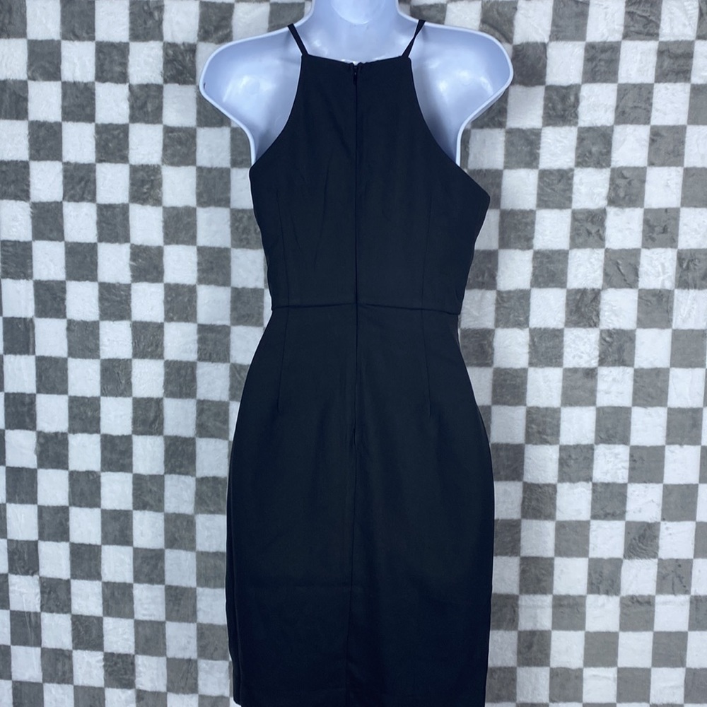 INA mini dress open waist cocktail homecoming s black - Picture 5 of 6